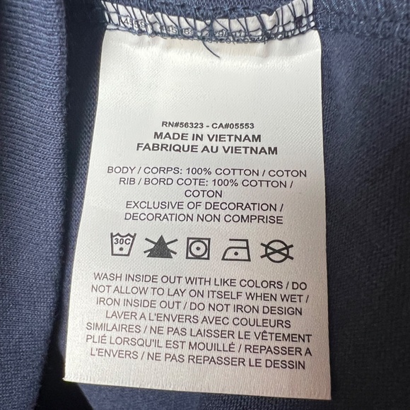 Nike Short Sleeve Adult Unisex Blue T-Shirt Logo and Mountain Sun Scene Medium - Picture 5 of 7